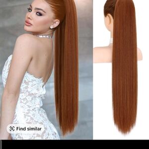 Elegant Auburn Hair Extension